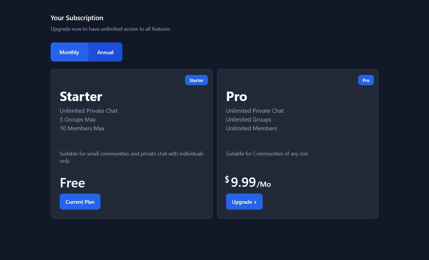 An expansive Chat App with features including file uploads, private ...